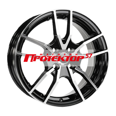 Диск 6x15 4x100 ET37 D60.1 Megami MGM-20 BKF