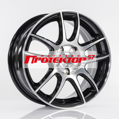 Диск Литой 6x15 PCD 5x100 ET38 D57.1 Megami MGM-36 BKF