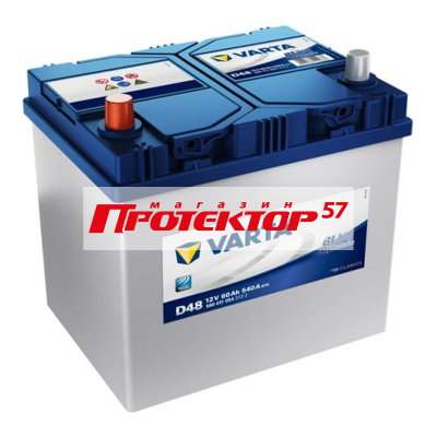 Аккумулятор Varta Blue Dynamic 60 А/ч L+ прямая EN540A 232x173x225 Выносные