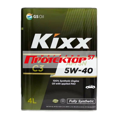KIXX 5W40 SN C3 синтетическое 4л