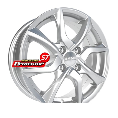 Диск 6x15 4x100 ET48 D54.1 СКАД Тулон Селена-алмаз