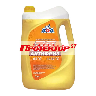 Антифриз AGA Z-65 желтый 5кг