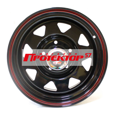 Диск 8x15 5x139.7 ET-19 D110 redBTR Штамп Черный