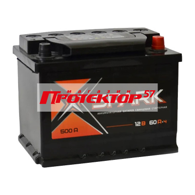 Аккумулятор SPARK 60 А/ч R+ Обратная EN500A 242x175x190 Стандартные