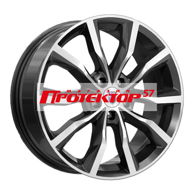 Диск 7.5x18 5x114.3 ET37 D66.6 K&K КС906 Алмаз черный