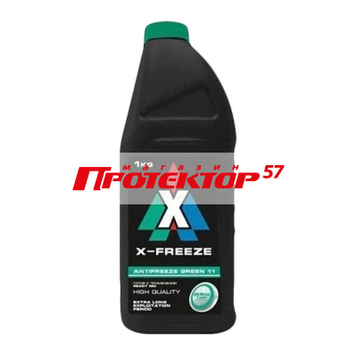 Антифриз X-FREEZE зеленый 1 кг