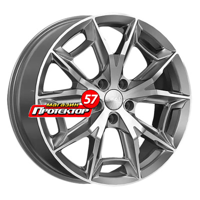 Диск 7.5x19 5x108 ET36 D65.1 СКАД Паркер Almaz graphite