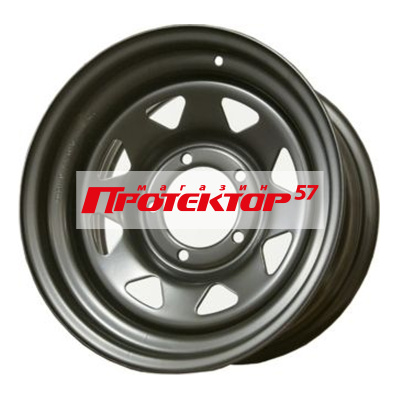 Диск 7x15 5x139.7 ET25 D98.5 Off-Road-Wheels штамп Черный матовый