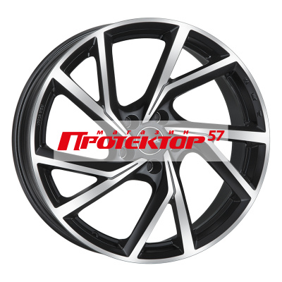 Диск 7.5x18 5x114.3 ET38 D76 MAK Kassel Black Mirror