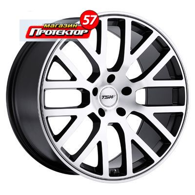 Диск 8x17 5x114.3 ET42 D76 TSW Donington Gunmetal Machined Cut Face