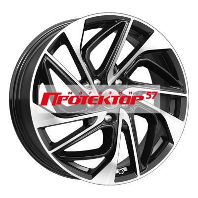 Диск 7x18 5x114.3 ET45 D66.1 K&K КС883 черный алмаз