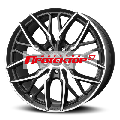 Диск 8.5x20 5x114.3 ET45 D67.1 MOMO SPIDER Matt Black-Polished