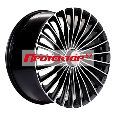 Диск 8.5x20 5x112 ET38 D66.6 Khomen Wheels KHW2008 (C/E/S) Black-FP matt