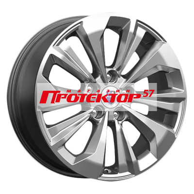 Диск 7x17 5x114.3 ET35 D60.1 K&K КС936 Дарк платинум брайт