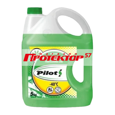 Антифриз Pilots Green Line 40 зеленый (5кг)