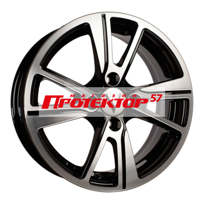 Диск Литой 5.5x14 PCD 4x100 ET38 D67.1 ВЕКТОР K27 Алмаз черный