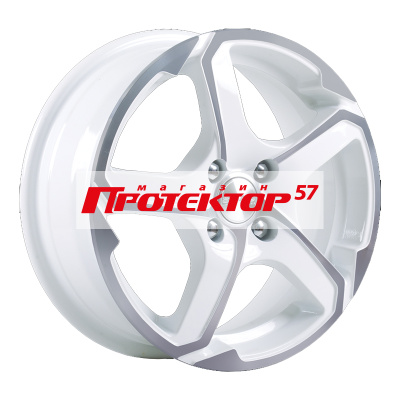 Диск 6x15 4x98 ET38 D58.6 СКАД Аллигатор Алмаз белый