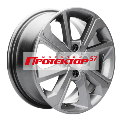 Диск 6x15 4x100 ET46 D54.1 Khomen Wheels V-Spoke 501 Gray