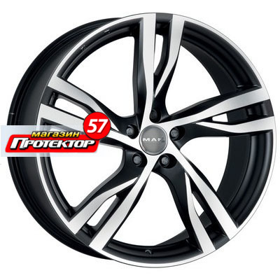 Диск 7.5x17 5x108 ET55 D63.4 MAK Stockholm W Ice Black