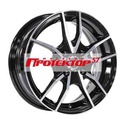Диск Литой 7x17 PCD 5x108 ET40 D65 Megami MGM-20FF BKF