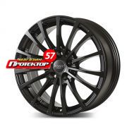 Диск 7x17 5x114.3 ET45 D60.1 PROMA Цунами Черный матовый