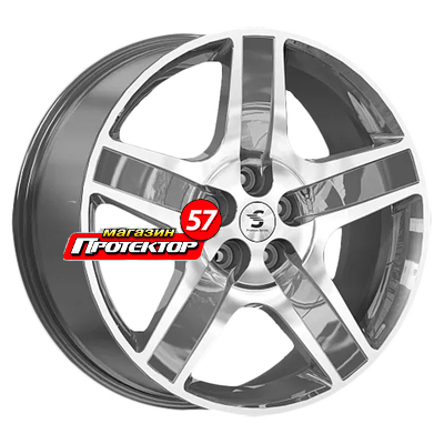 Диск 8.5x20 5x108 ET43 D60.1 СКАД КР008 diamond gloss graphite