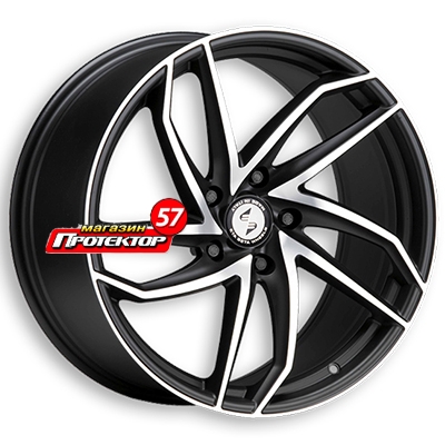 Диск 8.5x20 5x120 ET30 D72.6 Eta Beta Heron Black Matt Polish