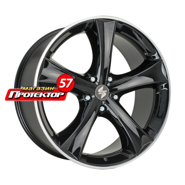 Диск 8x18 5x114.3 ET40 D66.1 Eta Beta TETTSUT Shiny Black Polish