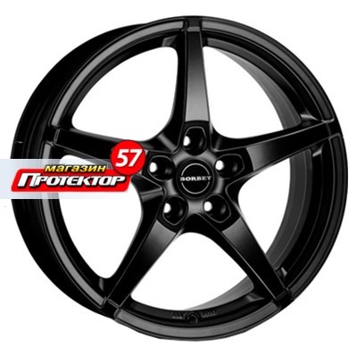 Диск 7x17 5x108 ET40 D72.5 BORBET FS schwarz matt