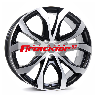 Диск 8x18 5x127 ET53 D71.6 ALUTEC W10X Racing Black Front Polished