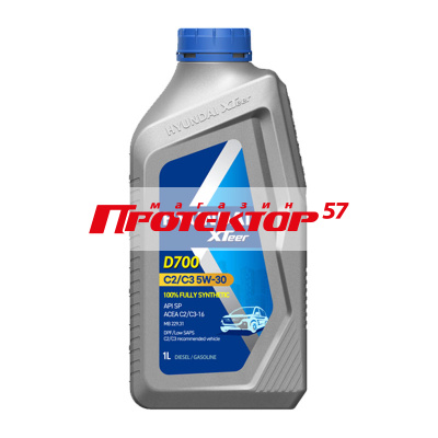 Hyundai Xteer Diesel Ultra 5W30 SN C2/C3 синтетическое 1л