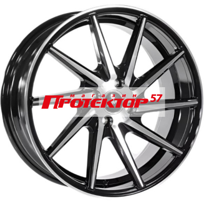 Диск 7x16 5x112 ET30 D66.6 X-Race H-03(L) bkf