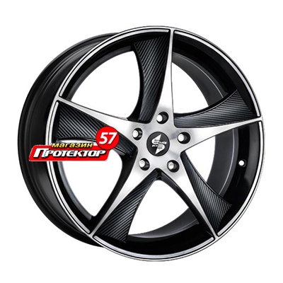 Диск 9.5x21 5x130 ET42 D71.6 Eta Beta JOFIEL/X Black +insert black carbon