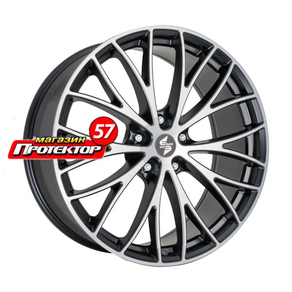 Диск 9.5x19 5x120 ET20 D78.1 Eta Beta Piuma C Black Matt Polish