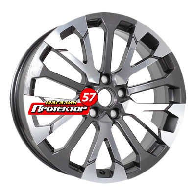 Диск 7.5x19 5x114.3 ET39 D66.1 K&K КР003 Diamond gloss graphite  