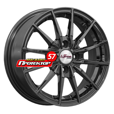 Диск 5.5x14 4x100 ET42 D67.1 iFree Финчер BK