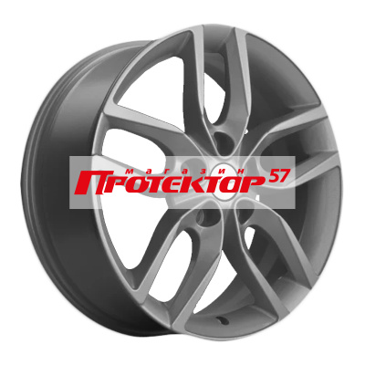 Диск 6.5x17 5x114.3 ET40 D64.1 Khomen Wheels KHW1708 F-Silver