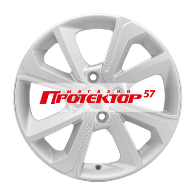 Диск 6x15 4x100 ET46 D54.1 Khomen Wheels KHW1501 F-Silver