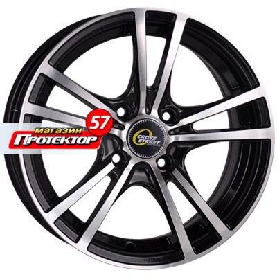 Диск 6.5x15 4x98 ET32 D58.6 CrossStreet Y9129 BKF