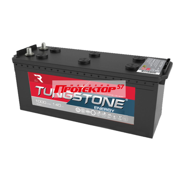 Аккумулятор TUNGSTONE ENERGY 140 А/ч R+ Обратная полярность EN1000A 500x190x225 Стандартные