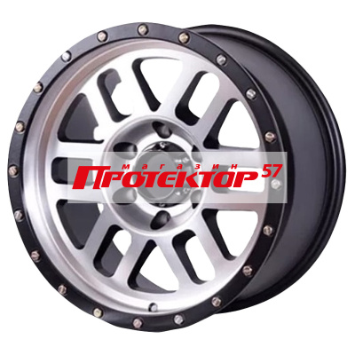 Диск 9x17 6x139.7 ET12 D106.1 Lizardo XH334 MS/LMB