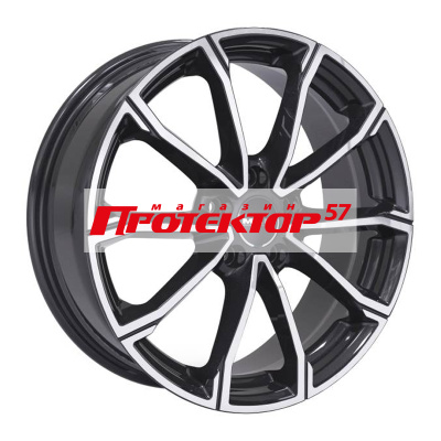 Диск 8x18 5x112 ET40 D66.45 MAK DaVinci Black mirror