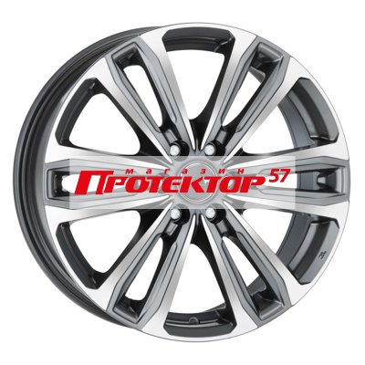 Диск 7.5x17 6x139.7 ET25 D106.2 MAK Safari 6 Gunmetal Mirror Face