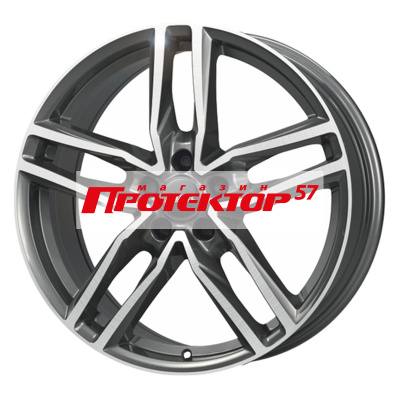 Диск 7.5x17 5x114.3 ET38 D70.1 ALUTEC Ikenu Graphite front polished