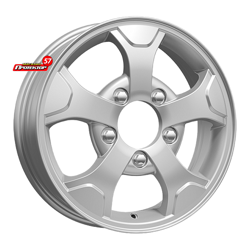 Диск 7x17 5x114.3 ET48 D67.1 Khomen Wheels KHW1717 F-Silver