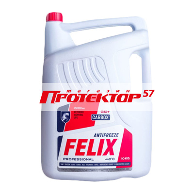 Антифриз Felix CARBOX готовый -40C красный 10 кг
