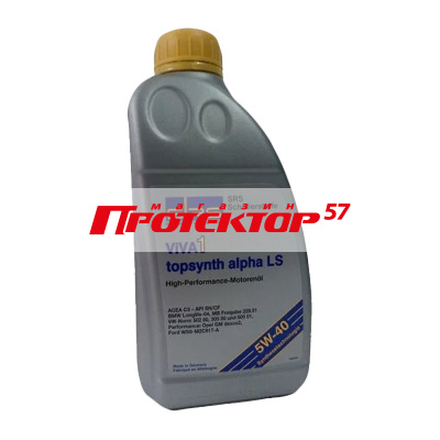 SRS VIVA 1 LS topsynth alpha 5W40 Синтетическое 1л