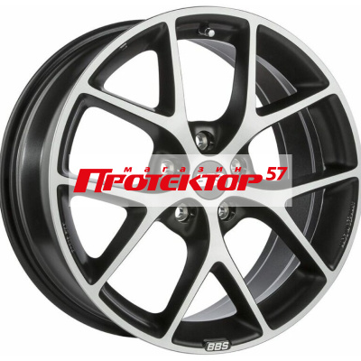 Диск 7.5x17 5x114.3 ET42 D82 BBS SR Grey Diamond Cut