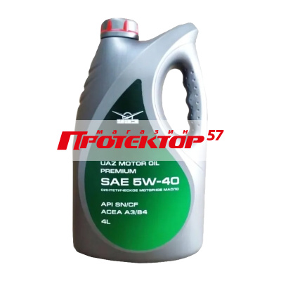 УАЗ Premium 5W40 синтетическое 4л