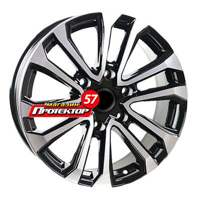 Диск 7.5x17 6x139.7 ET25 D106.1 X-trikeRST R117 BK/FP